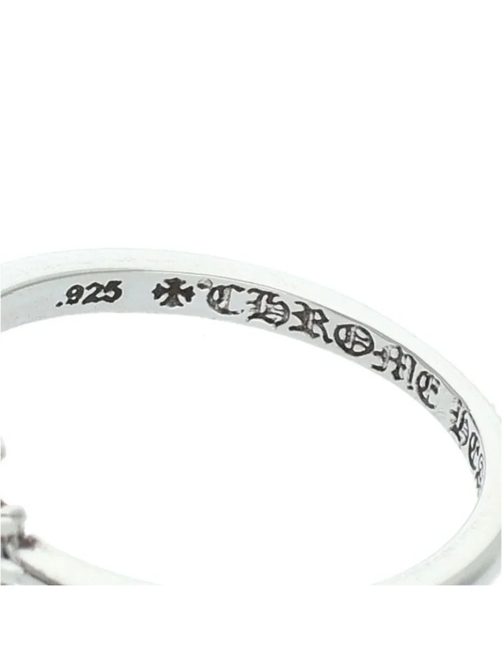 Chrome Hearts Bubblegum CH Pls CH Plus Silver Ring